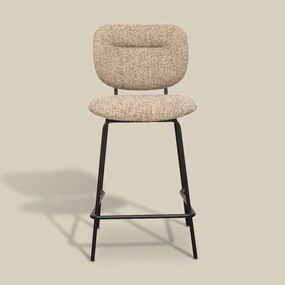 Moderne Barkruk Beige Boucle