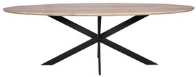 Starfurn Ferris Ovale Eettafel Naturel Eiken 240 Cm - 240 X 110cm.