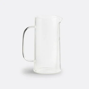 Karaf in geribbeld glas, Stria