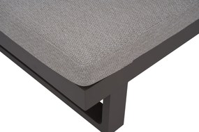 Lifestyle Garden Furniture Massimo Ligbed Met Kussen Antraciet/sandy Aluminium Grijs