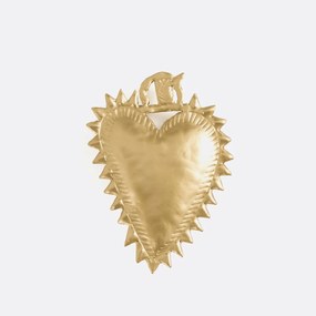 Wanddecoratie ex-voto in messing, Strakaza