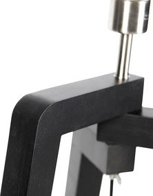 Vloerlamp tripod zwart met groene kap en goud 50 cm - Puros