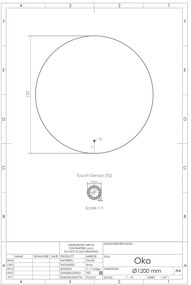 Gliss Design Oko ronde spiegel met verlichting en verwarming 120cm