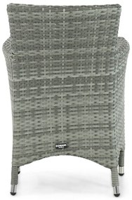 Tuinset 4 personen 180 cm Wicker Grijs Domani Furniture Miami/Graniet