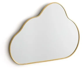 Spiegel, wolk model, in messing, Uyova