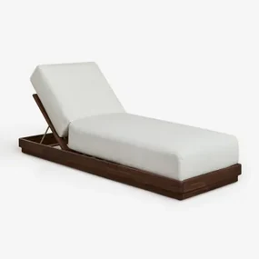 Pakket Van 2 Lecia Relaxstoelen In Acaciahout Donker Acaciabruin - Sklum