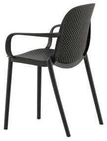 Jörn Eetkamerstoel - Annika - Zwart - Kunststof - Jörn