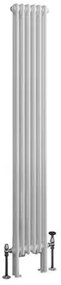 Eastbrook Imperia 2 koloms radiator 30x180cm 1078W wit glans