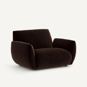 Fauteuil in fluweel, Spogano