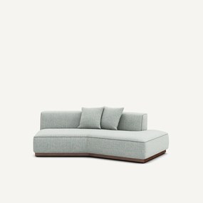 Rechte halve bank in gevlekt canvas, JACOPO