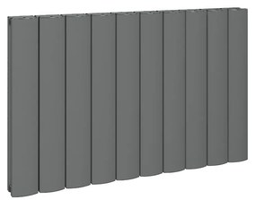 Eastbrook Guardia horizontale aluminium radiator 60x47cm Antraciet 800 watt