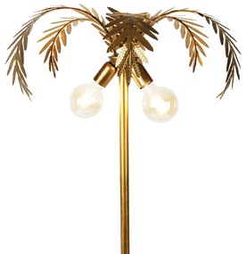 Vintage vloerlamp goud 156 cm 2-lichts - Botanica Retro E27 Binnenverlichting Lamp