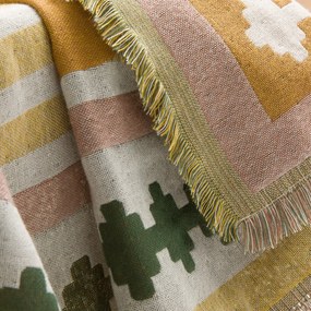 Jacquard plaid met franjes, Mercado