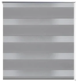 vidaXL Duo rolgordijn 120 x 230 cm grijs