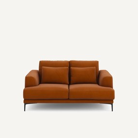 2-zits bank in linnen fluweel, Marsile