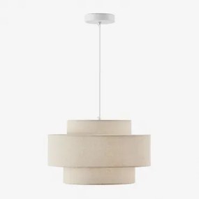 Lumira Hanglamp Plafond Beige – Linnen & Ø40 Cm - Sklum