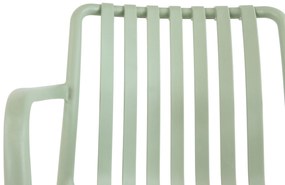 Tuinset 6 personen 210 cm Kunststof Groen Domani Furniture Vento/Weston