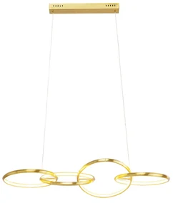 Kare Design Galaxy LED Design Hanglamp Gouden LED Ringen