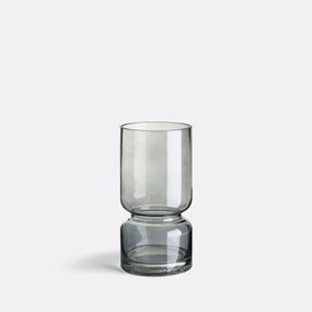 Vaas in smoked glas H22cm, Sinao