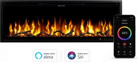 FJORTA Elektrische Sfeerhaard 40" ODIN – 102 cm – 800 / 1600 Watt