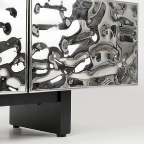 Chroom TV-meubel - 180x40x45cm.