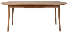 Zuiver Twist Oval Walnut Uitschuifbare Eettafel Walnoot 185-240 Cm - 90 X 185cm.