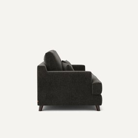 2-zits compacte bank in chenille fluweel, Alwine