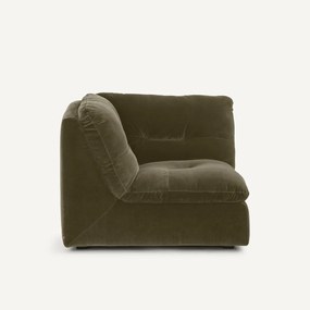 Modulaire 90° hoek in fluweel, GIULIANO