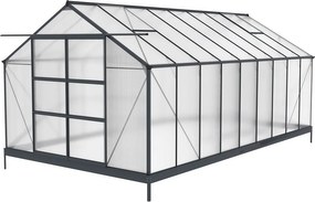 Azalia aluminium serre 2,5 x 5,5 m CoverTech antraciet