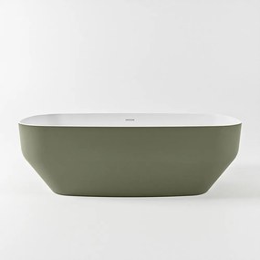 Mondiaz Stone vrijstaand bad 170x75cm kleur army/talc