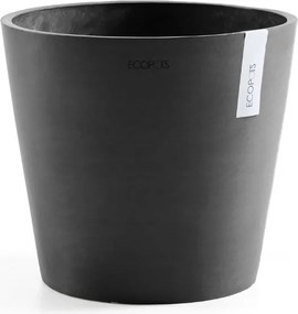 Ecopots bloempot Amsterdam 40 - Rond - Dark Grey - Diameter 40 x H34,5 cm