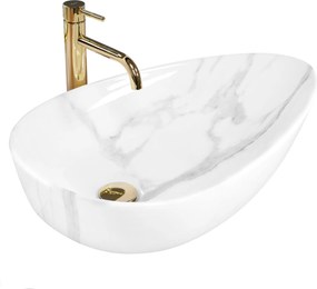 Opzetwastafel Rea Greta 65 Bianco Shiny