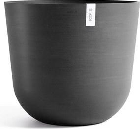 Ecopots bloempot Oslo 75 - Rond - Dark Grey -Ø75 x H65 cm