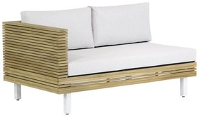 Hoek loungeset  Teak Old teak greywash 5 personen Lifestyle Garden Furniture Long Beach