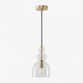 Bezany Hangende Plafondlamp Van Glas Transparant - Sklum