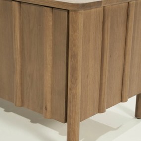 Eleonora Jake Modern Tv-meubel Eikenhout Bruin 183 Cm - 183x47x50cm.
