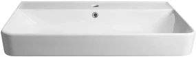 Sapho Gali keramieke wastafel 80x48cm wit