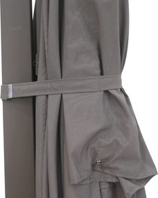Zweefparasol  2.6x3.5m Mocha (excl. voet) Taupe-naturel-bruin Camello Luna