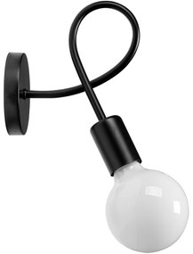 Lamp Wandlamp Metaal Loft PARADISE Zwart 392199