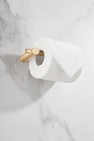 Saniclear Academy toilet rolhouder geborsteld messing mat goud