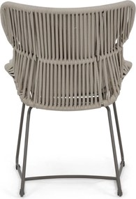 Tuinstoel Rope Taupe-naturel-bruin Santika Samari  mocha
