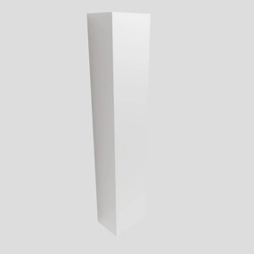 Zaro Lagom volledig naadloos solid surface kolomkast 150cm mat wit rechtsdraaiend.