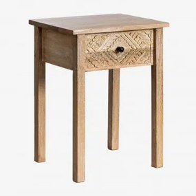 Maraja Mangohouten Nachtkastje Mangohout - Sklum