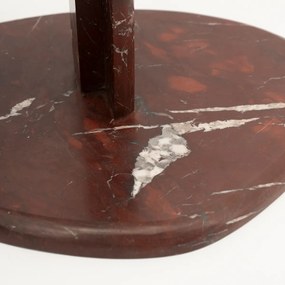 Organische Bijzettafel Marmer - 46 X 35cm.