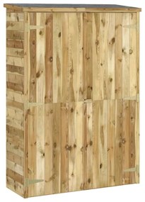vidaXL Tuinschuur 123x50x171 cm geïmpregneerd massief grenenhout