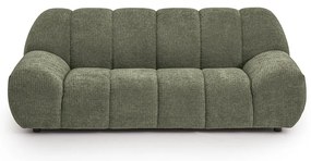 Bank in fluweel, 3-zit, Nuria