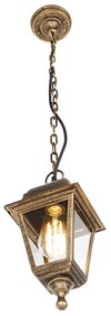 Klassieke buiten hanglamp antiek goud IP44 - Capital