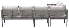 Garden Impressions Burela lounge hoekset links 4-delig - taupe