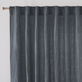 Gewassen linnen gordijn met verborgen lussen Onega