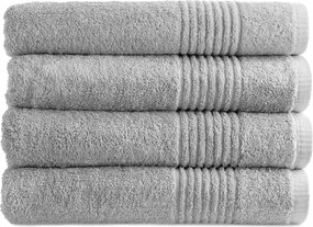 Handdoek Supreme Collectie - 4 stuks - 70x140 - lichtgrijs
